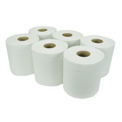 Fine Touch 2ply White Centre Feed Roll (170mm x 150m)