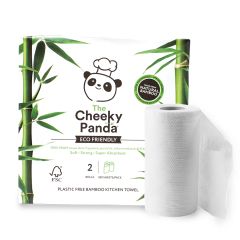 The Cheeky Panda Plastic‑Free 2ply Bamboo Kitchen Roll