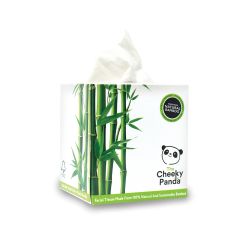 The Cheeky Panda Bamboo 3ply Cube Facial Tissue (56 Sheets)