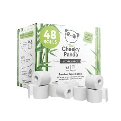 The Cheeky Panda Plastic‑Free Bamboo 3ply Toilet Tissue Bulk