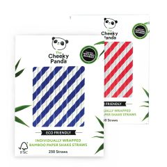 The Cheeky Panda Bamboo Straws 10mm (Pack)