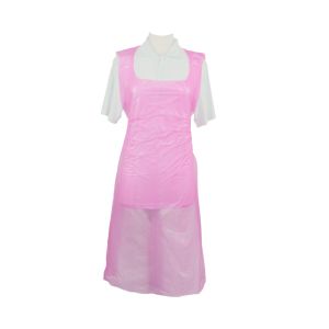 Delantales Shield A14P/R Rosa de servicio mediano en rollo