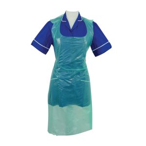 Shield A1G/R Green Medium Duty Standard Length Aprons on a Roll