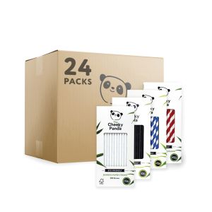 The Cheeky Panda Bamboo Straws 6mm (Case)