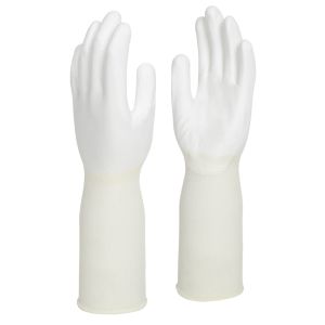 Polyco Pure Dex Nylon Palm Coated Long Cuff Inspection Glove