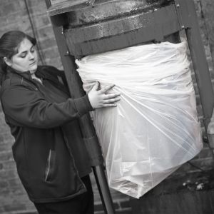CT9994 Clear Heavy Duty Compactor Sacks (150L)