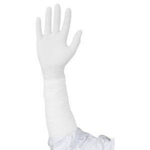 NITREX 420 Gants stériles en nitrile pour salle blanche longueur coude 400mm