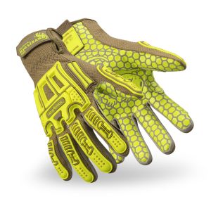 HexArmor® Rig Lizard® 2030X Hi Vis Cut Resistant Impact Glove