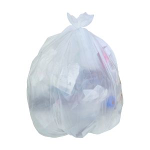 MVK032 Clear Heavy Duty Sacks on a Roll (90L)