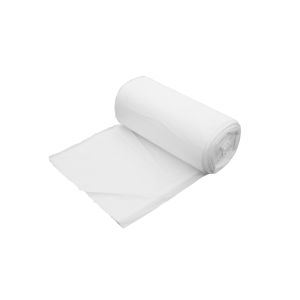 MWS012 White Heavy Duty Pedal Bin Liners on the Roll (15L)