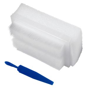 Healthline Sterile Scrub Brush with Integral Dry Sponge + Nail Pick