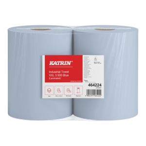 Katrin 464224 3ply XXL Blue Laminated Rolls
