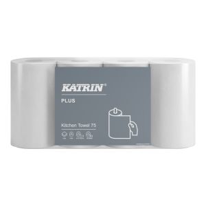Katrin 225960 Plus 75 2ply White Luxury Kitchen Roll