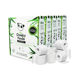The Cheeky Panda Plastic‑Free Bamboo 3ply White Toilet Tissue