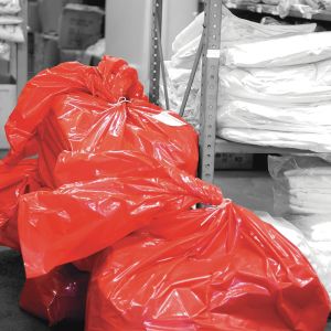 RSSB3 Red Soluble Strip Laundry Sacks (60L)