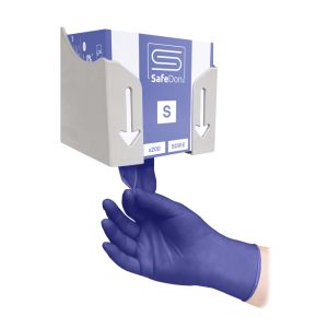 SafeDon SD91E Blue Nitrile Powder Free Exam Gloves