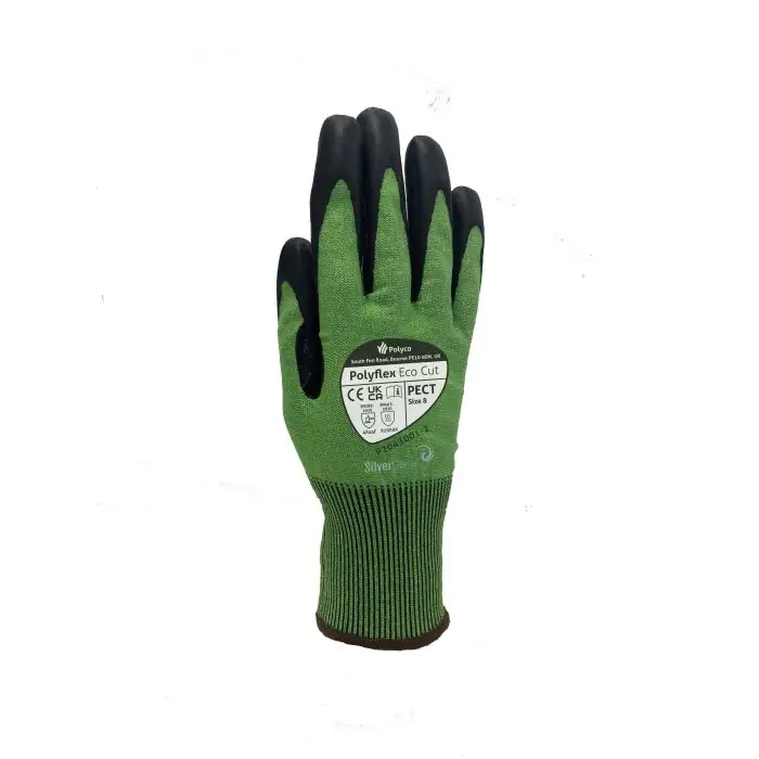 Polyflex® ECO Cut Nitrile Foamed Coated Palm Glove Polyco | Resistant Healthline