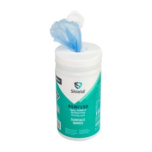 ASW Shield® PHMB & Alcohol Free Disinfectant Wipes (150)
