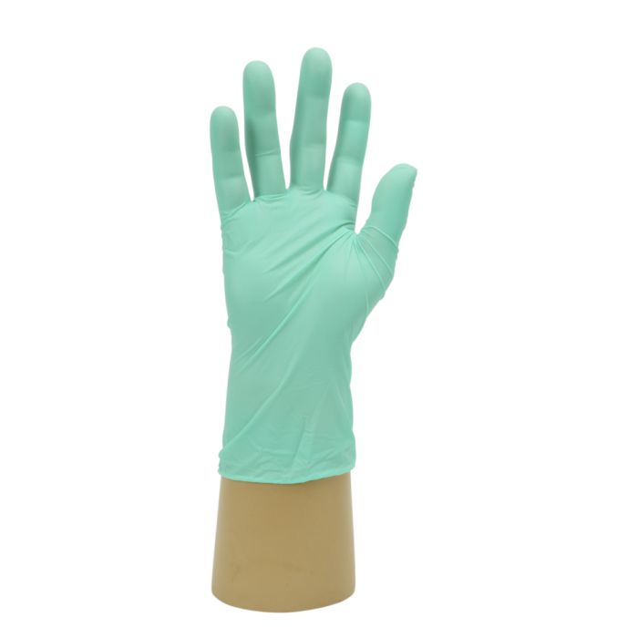 GN67 HandSafe Green Stretch Vinyl Powder Free Aloe Vera Coated Exam Glove |  Polyco Healthline