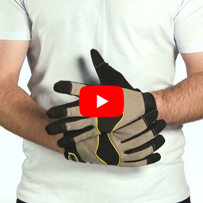 Multi-Task 5 Synthetic Leather PVC Reinforced Glove | Polyco