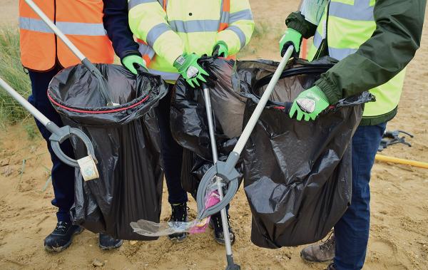 Take action: beach clean-up with Polyco Healthline